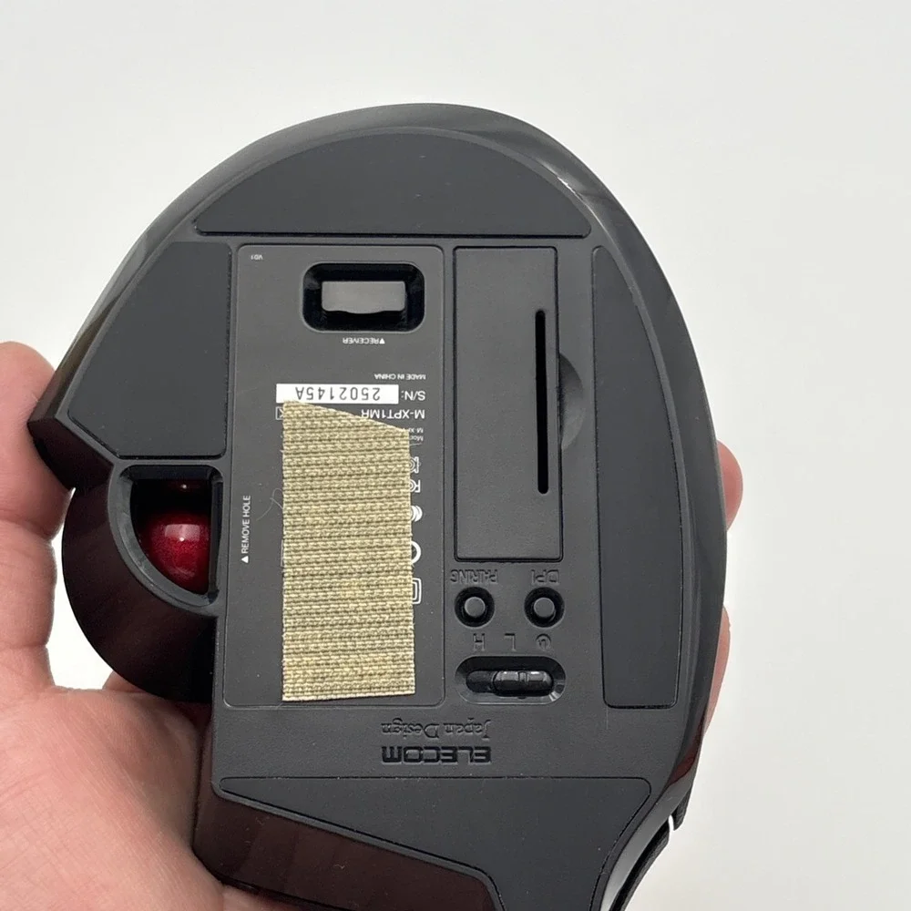 Elecom trackball mouse / thumb / 8 button / wired / wireless